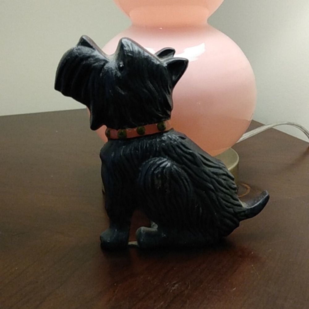 Vintage Cast Iron Scottie Dog Door Stopper